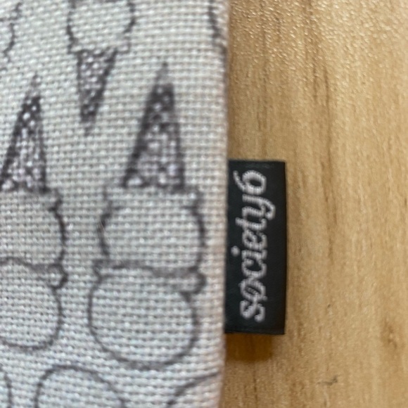 New No Tags Society6  Carry All Iphone Zipper Pouch Bag Clutch Ice cream Cones - Picture 2 of 6